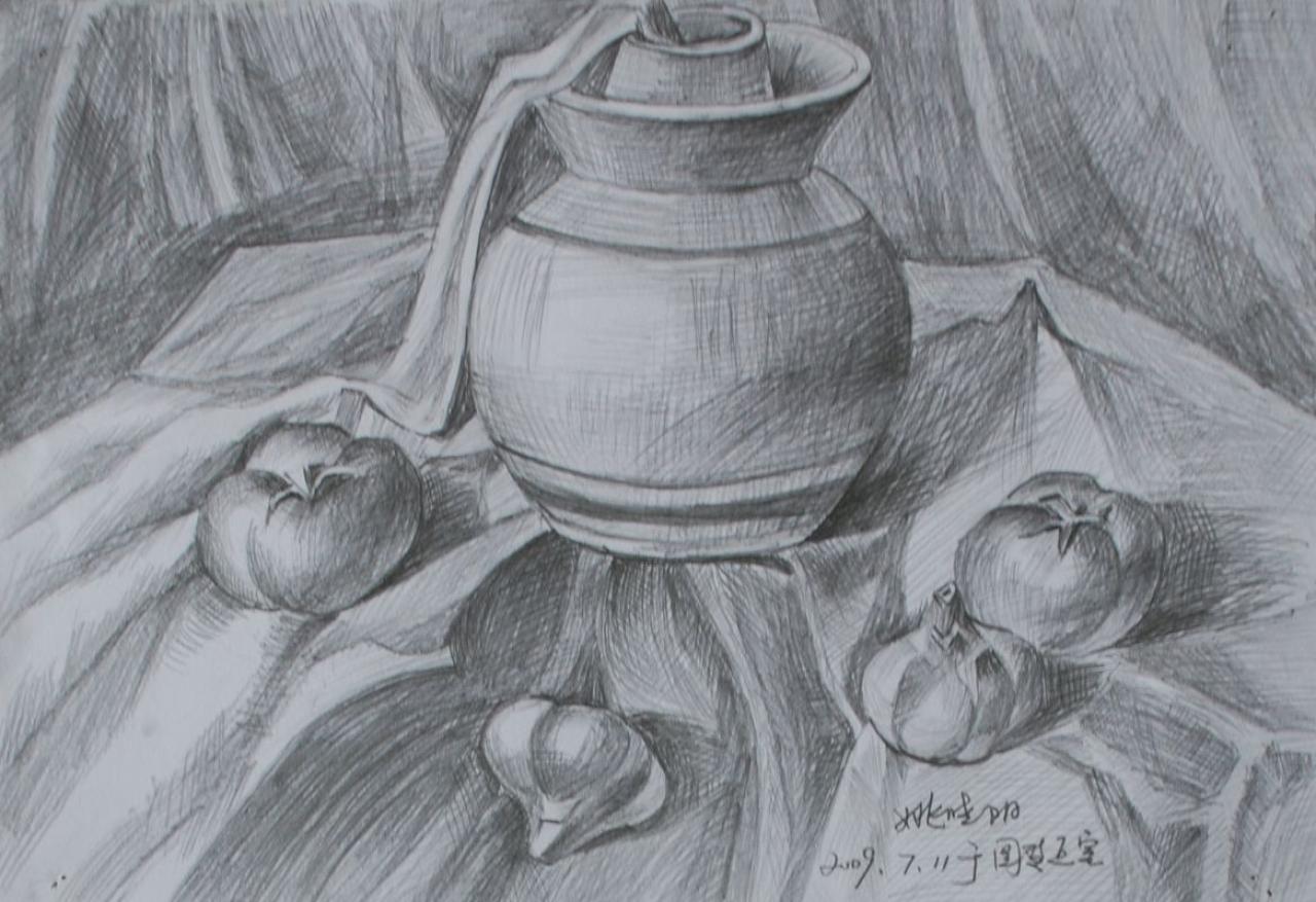 罐子 大蒜 番茄组合