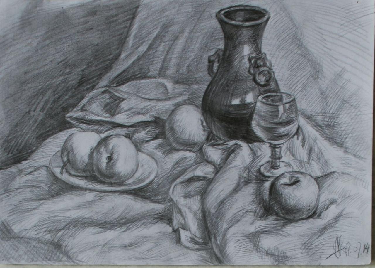 罐子 苹果 玻璃杯组合