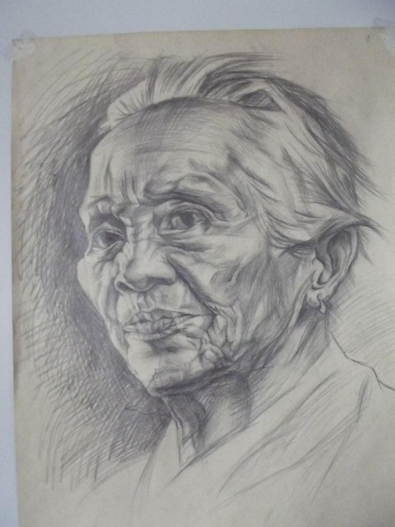 老年人面部特写