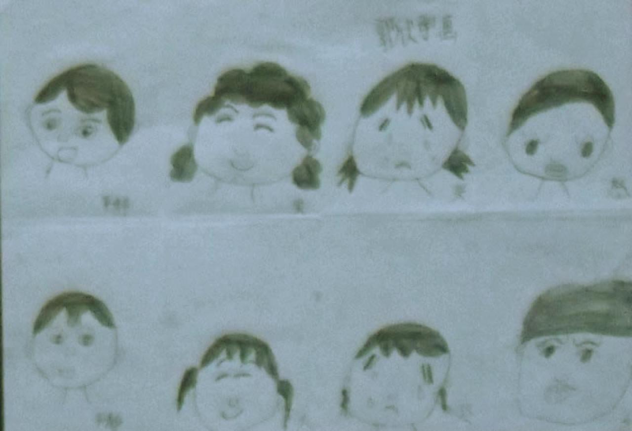 平静笑哭怒 人物表情 郭欣宇画