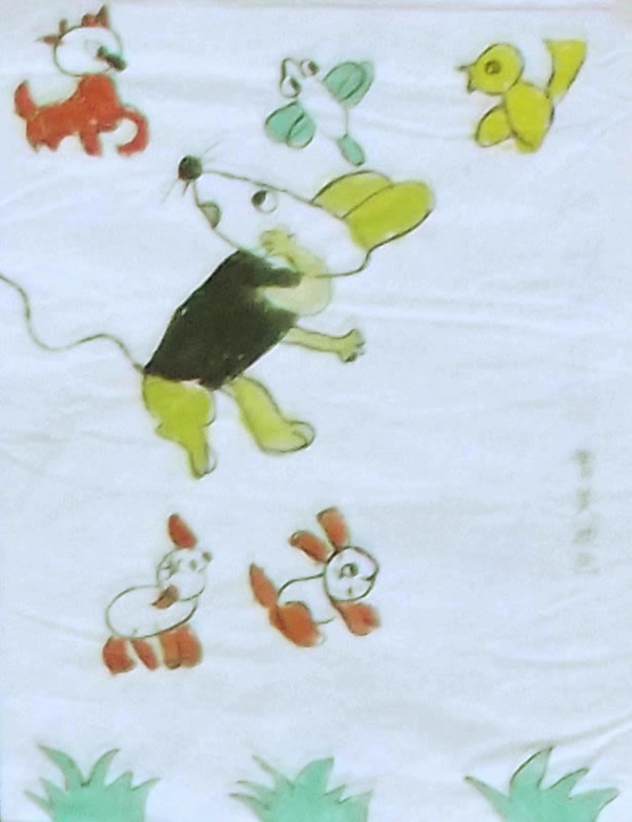 儿童国画老鼠 曹美笛画