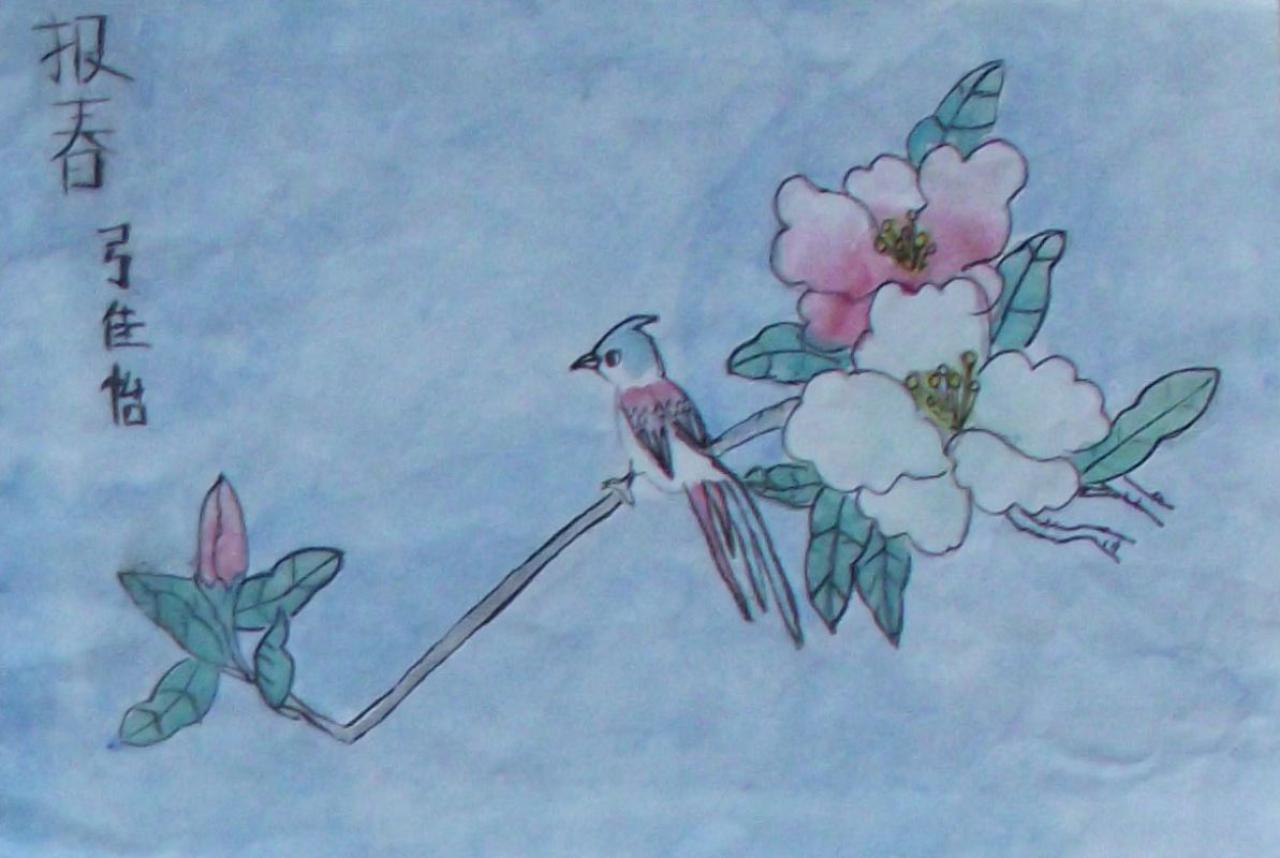 报春 弓佳怡画