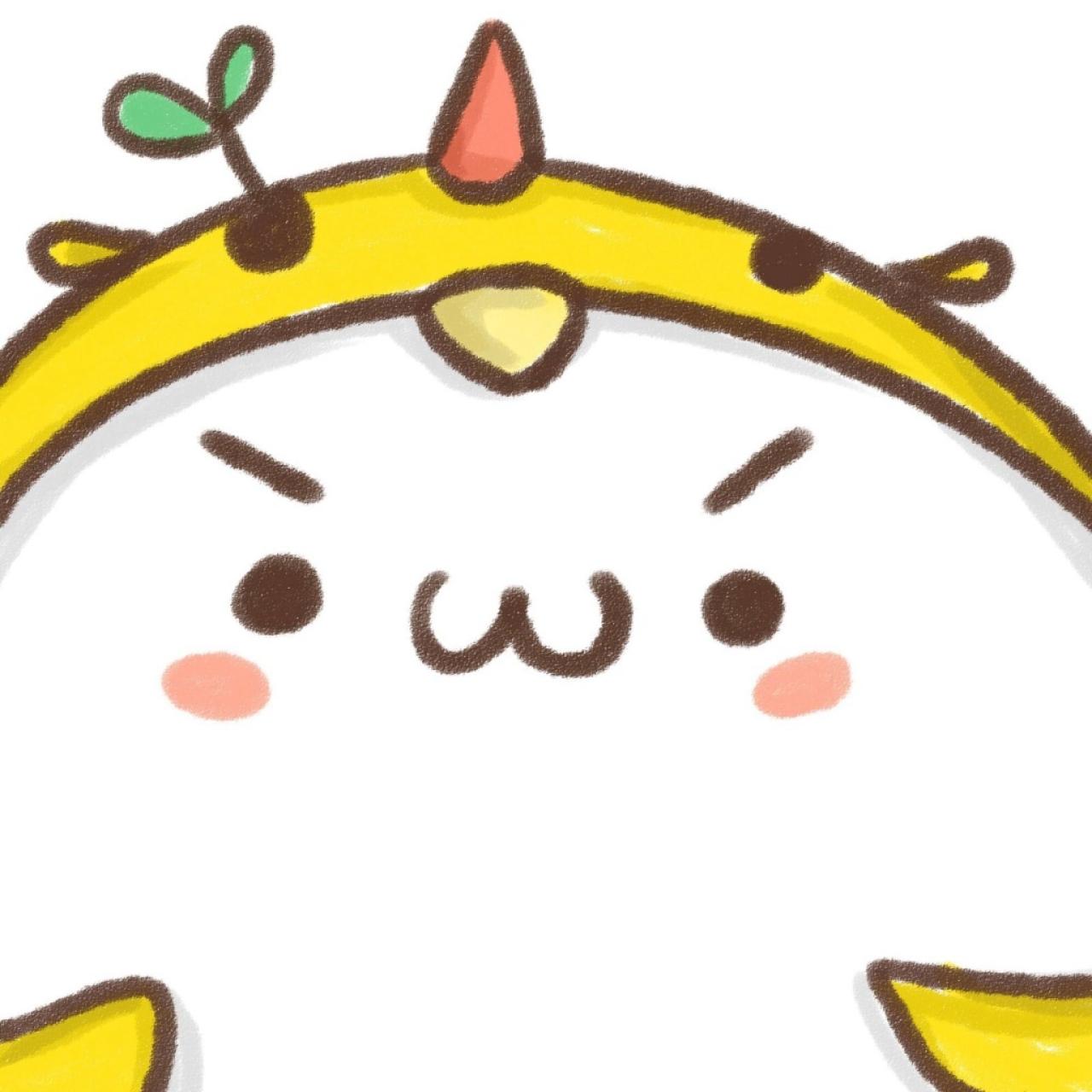 小鸡睡衣，嘟嘴神情