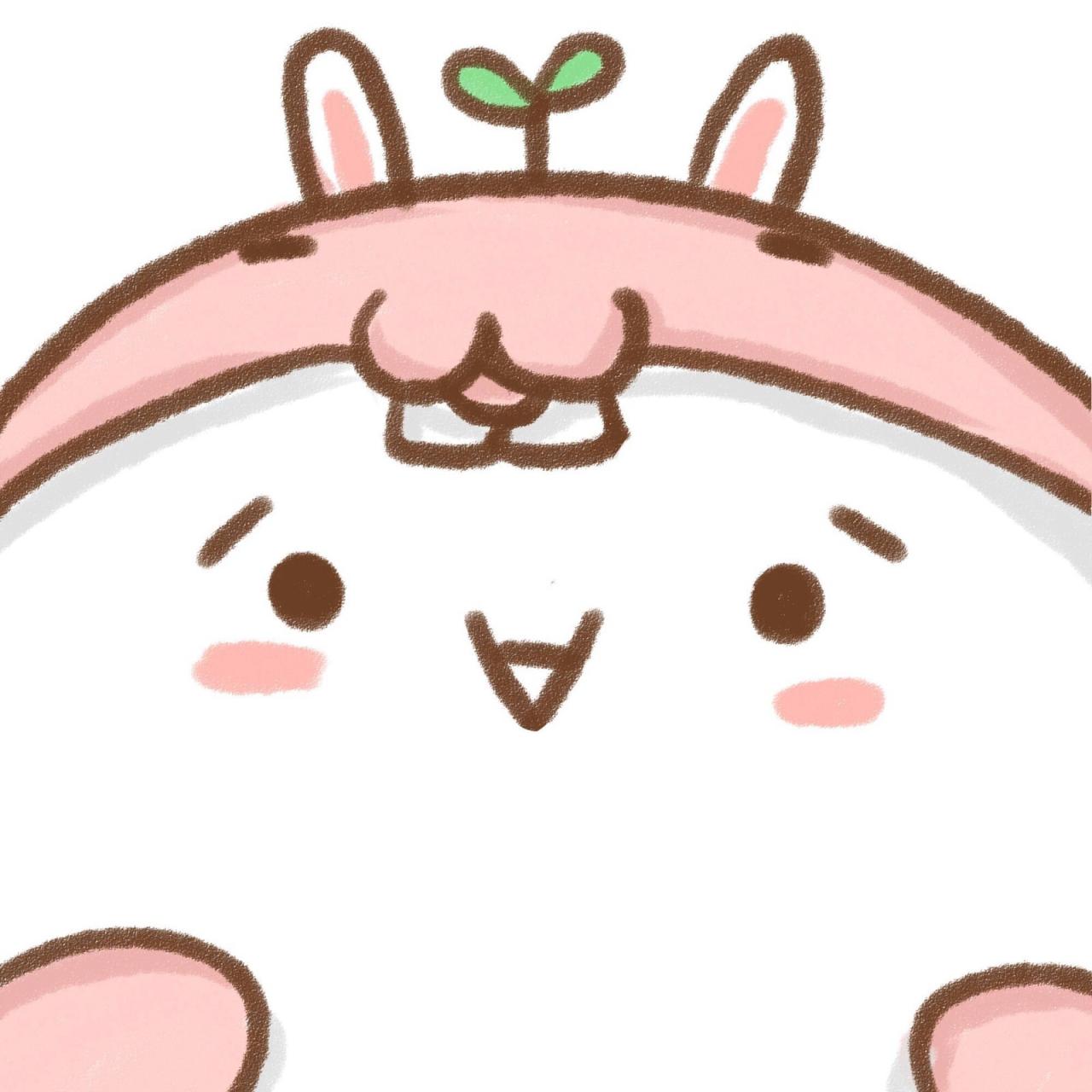 兔子睡衣，微笑神情