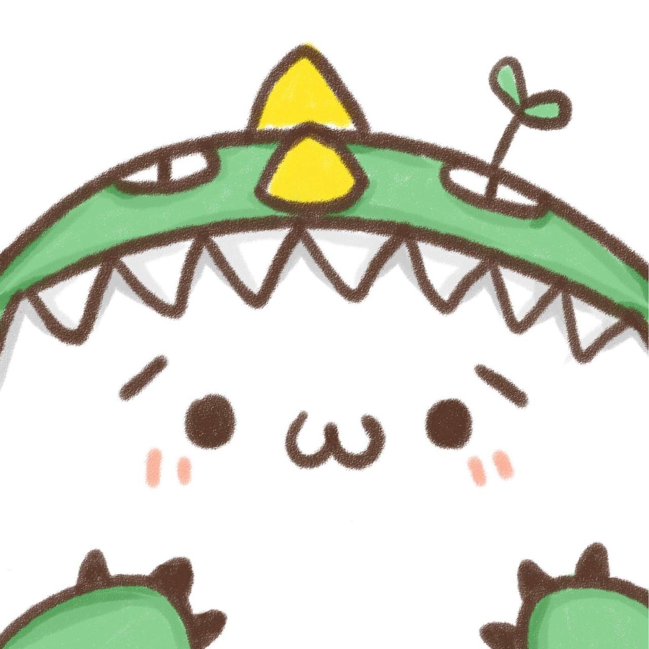 鳄鱼睡衣，卖萌神情