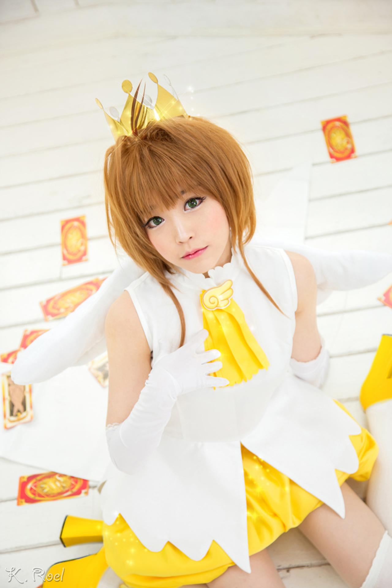 兔娘扮演木之本樱正面照