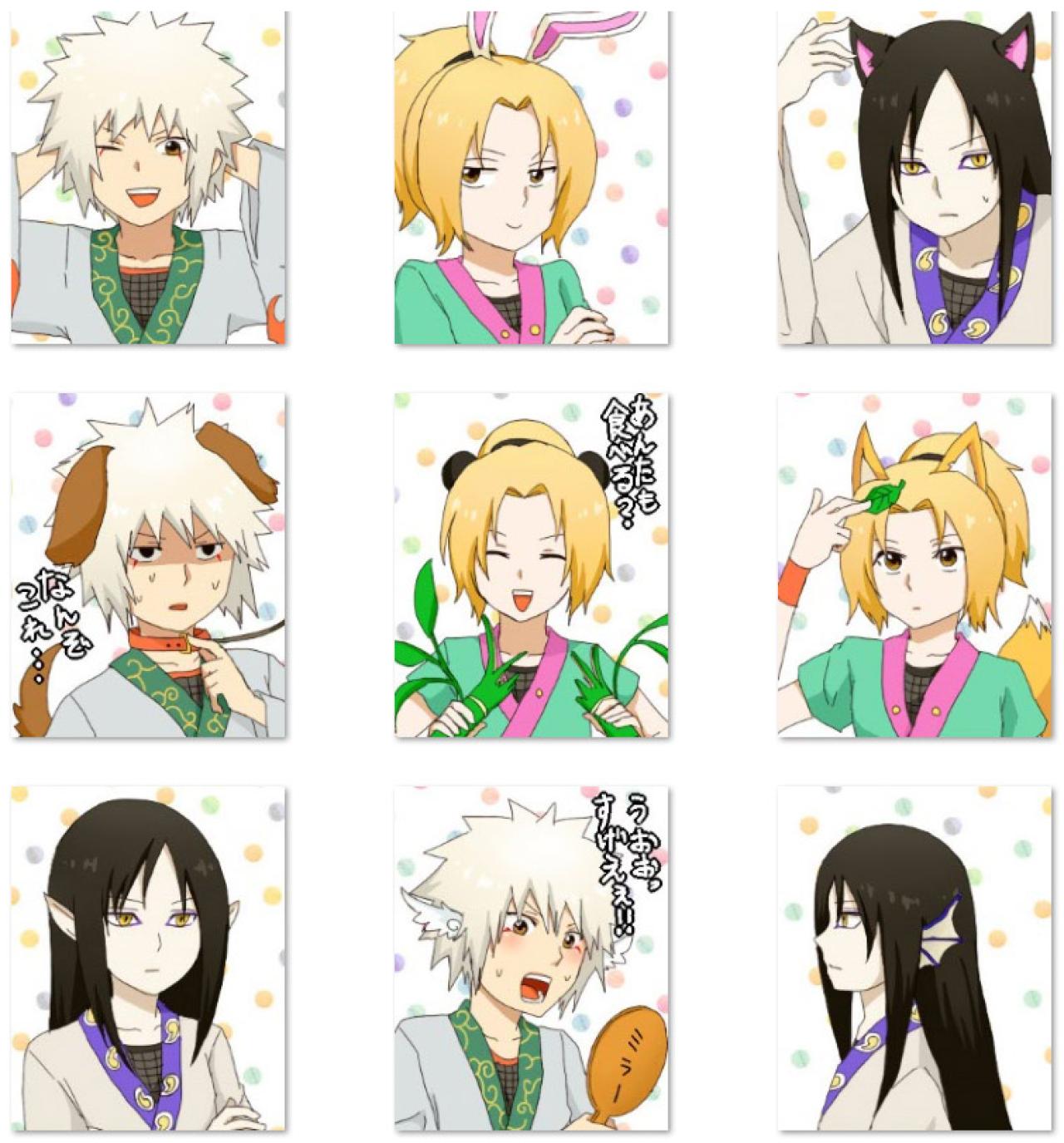 火影忍者角色戴上各种可爱耳朵的预览图