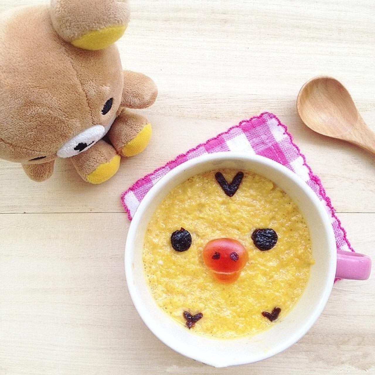 小黄鸡笑脸便当头像