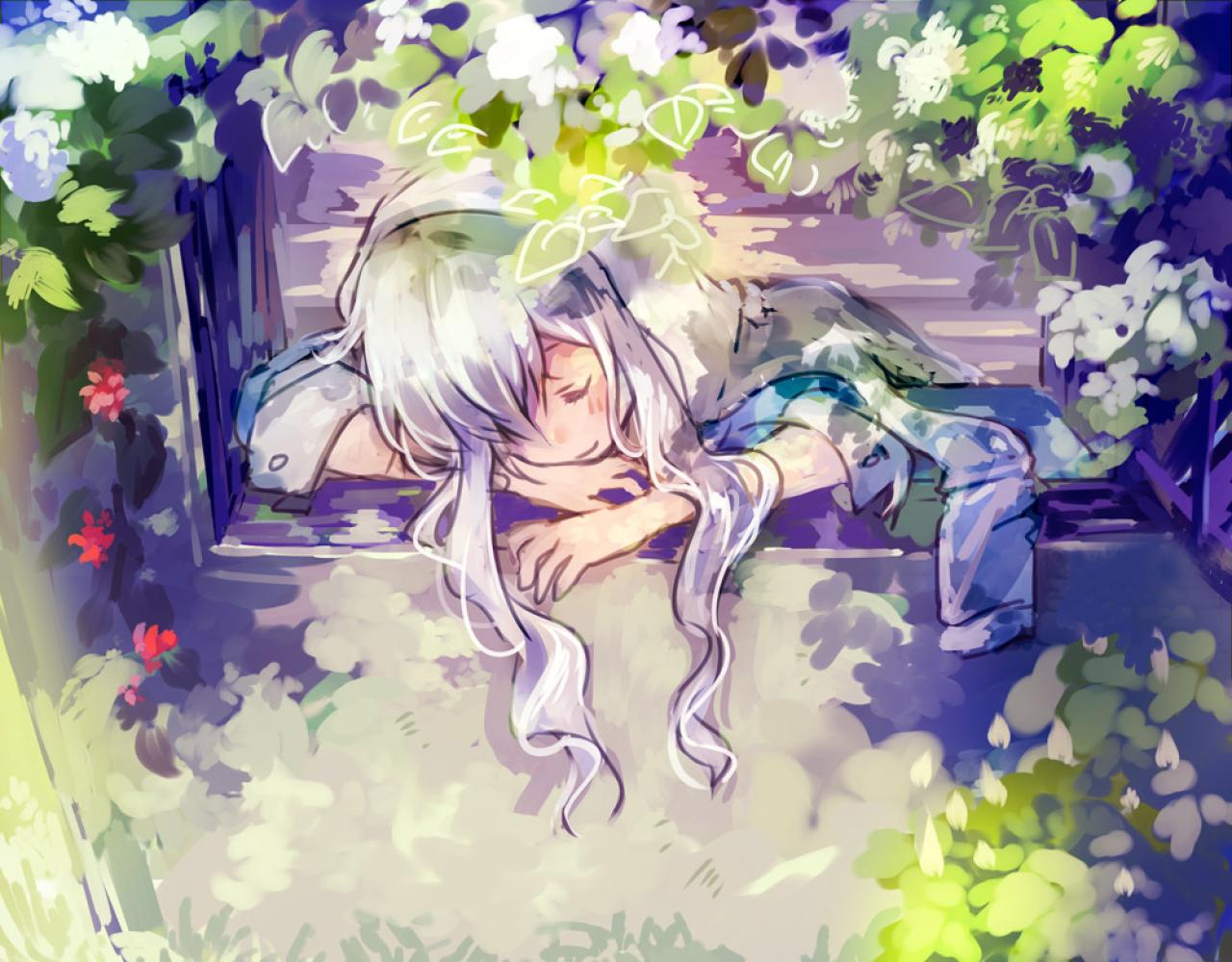 茉莉扒在窗台上睡着，回忆起以前的情景，进入和seto一同生活的童话森林。