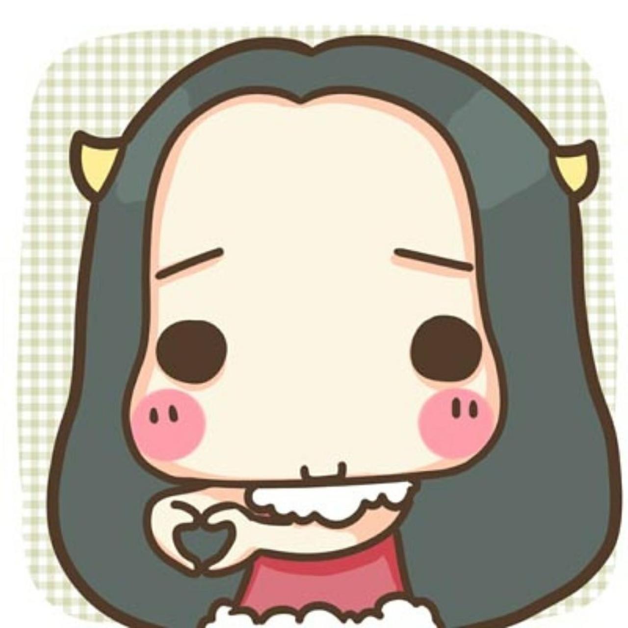 极品霏作心形手势头像