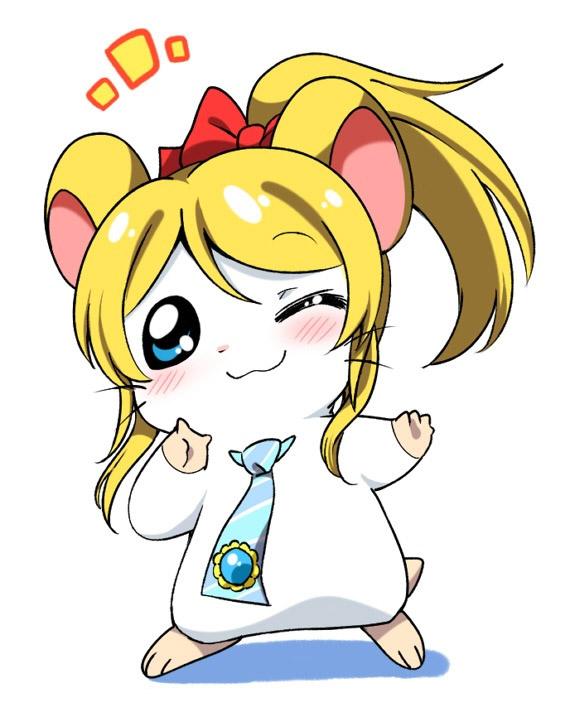 绚濑绘里版小老鼠带着领带得意的头像