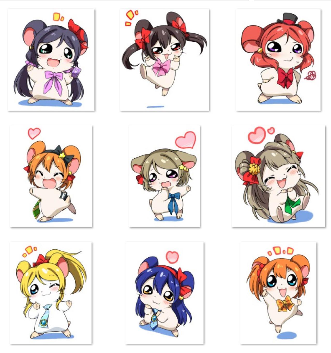 LoveLive!哈姆太郎黄金鼠可爱头像 预览图