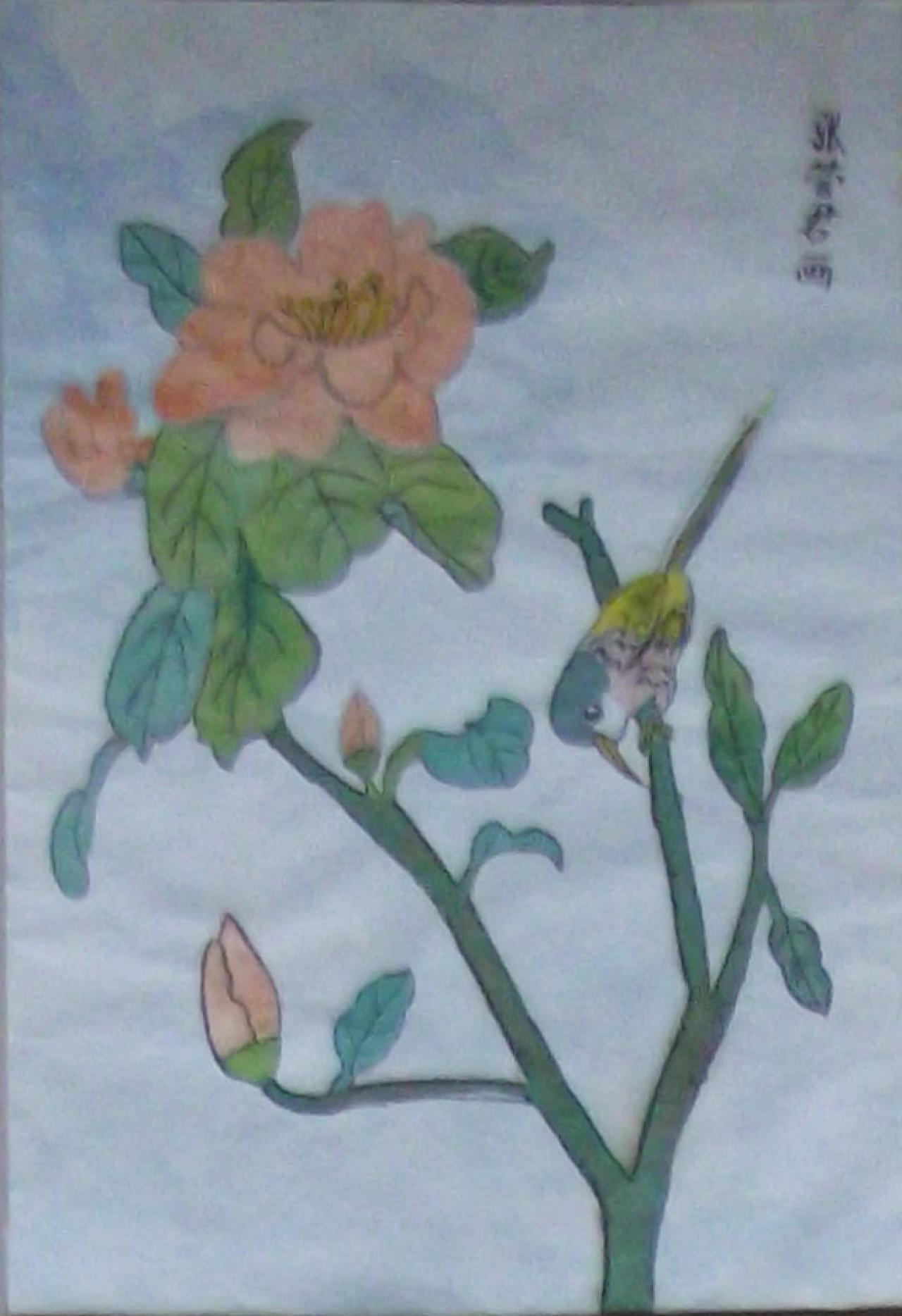 鸟语花香 张营君画