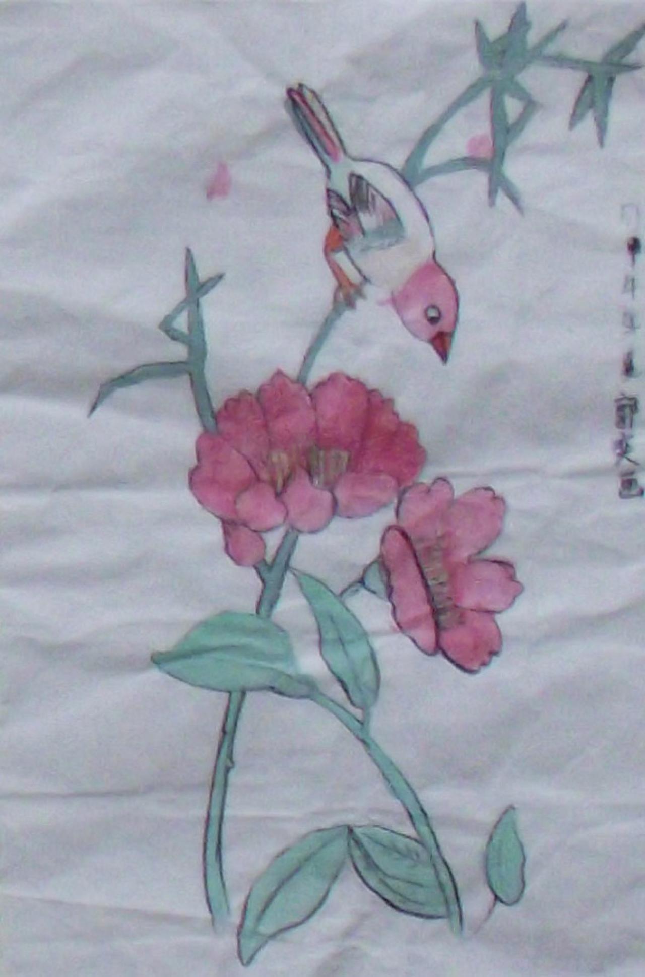 红脸山雀 郭奕画