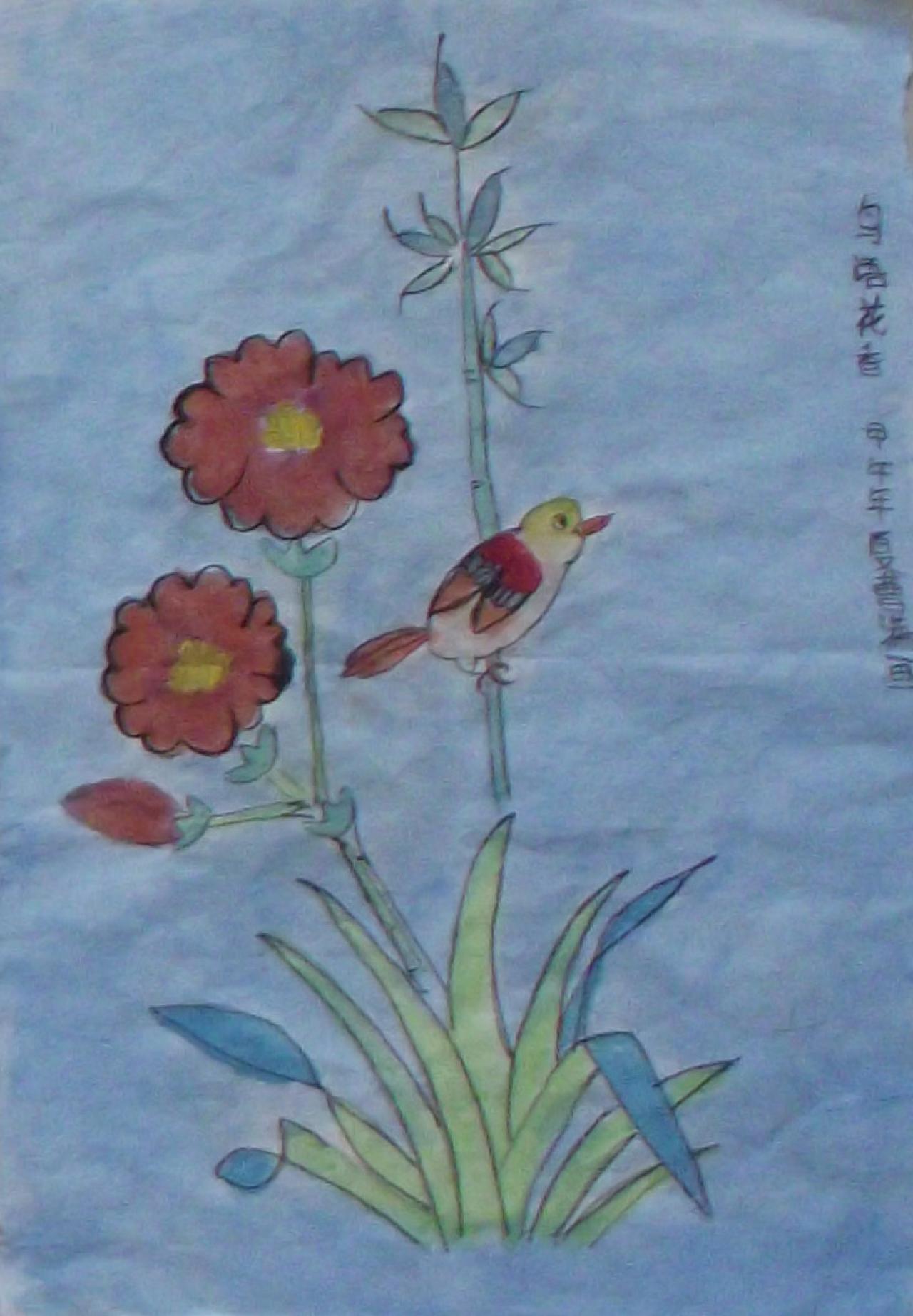 鸟语花香 曹潇画