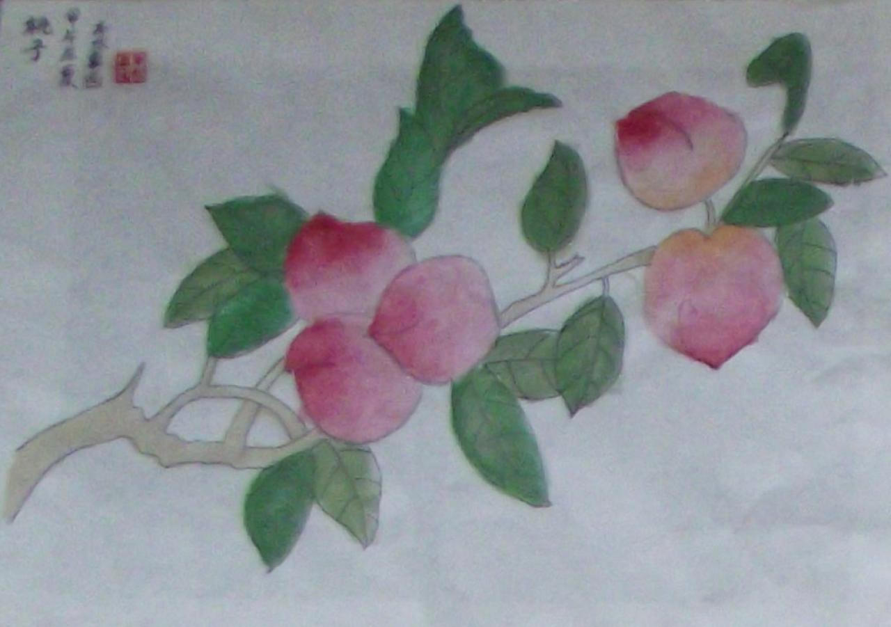 桃子 杜亚茹画