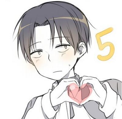 兵长做心形手势头像