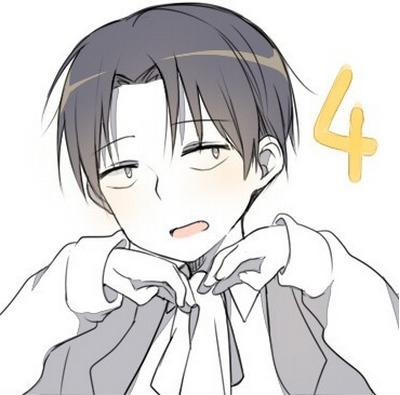 兵长双手放在下巴下，我是鲜花萌萌哒头像