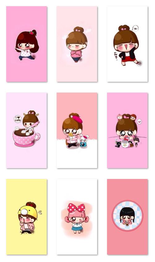 小Q可爱手机壁纸 预览图