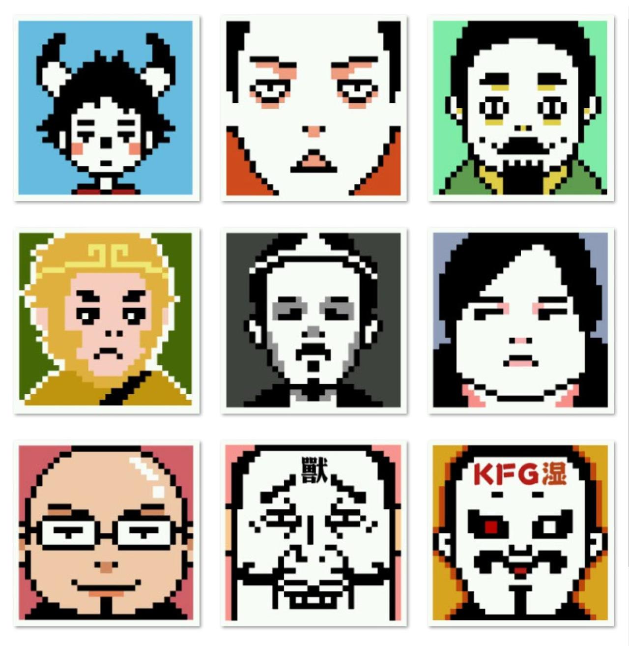 万万没想到全体成员可爱像素头像 预览图