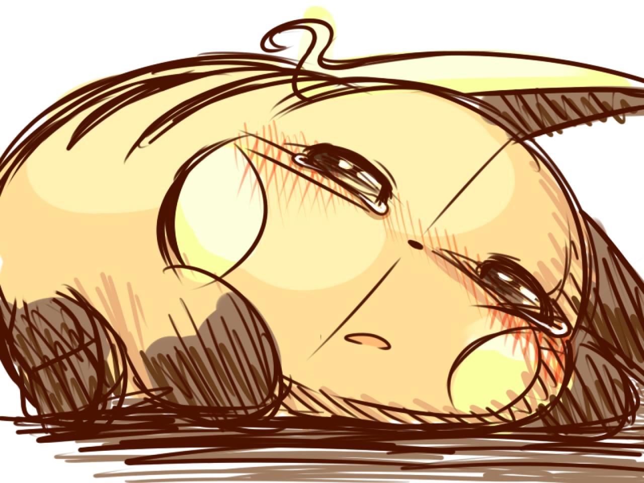 雷丘扒在地上泪眼迷离