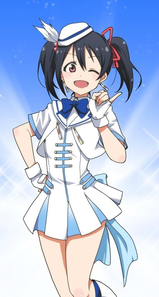 矢泽妮可水手服萌系手机壁纸