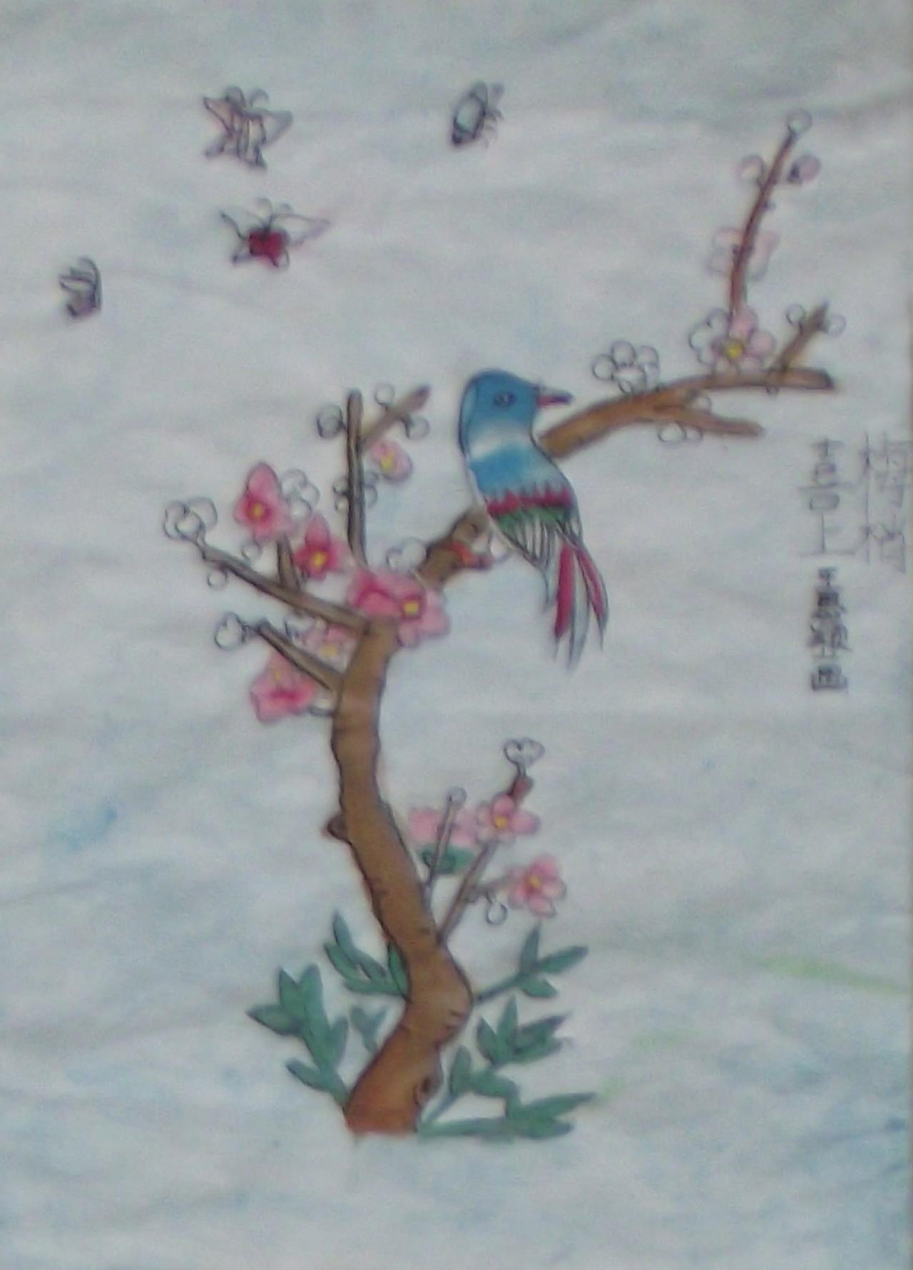 喜上眉梢 王思颖画