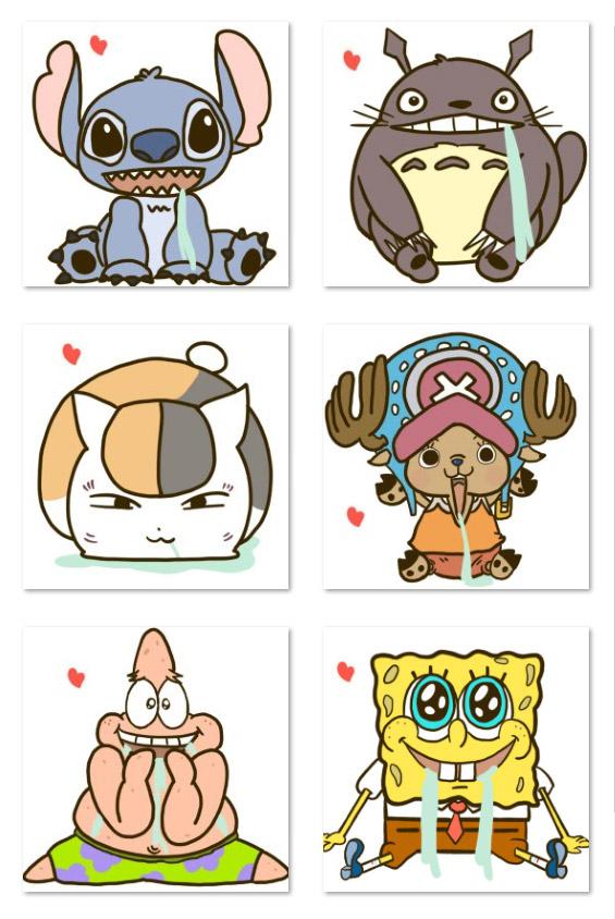 流口水的超萌动漫头像 预览图