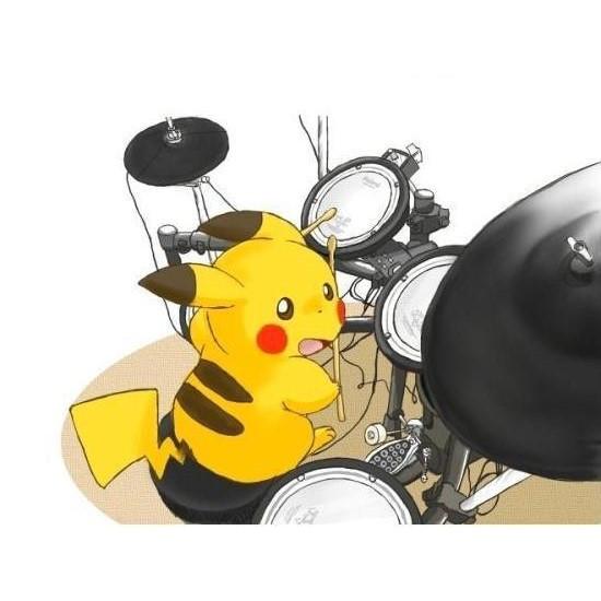 皮卡丘打架子鼓的头像