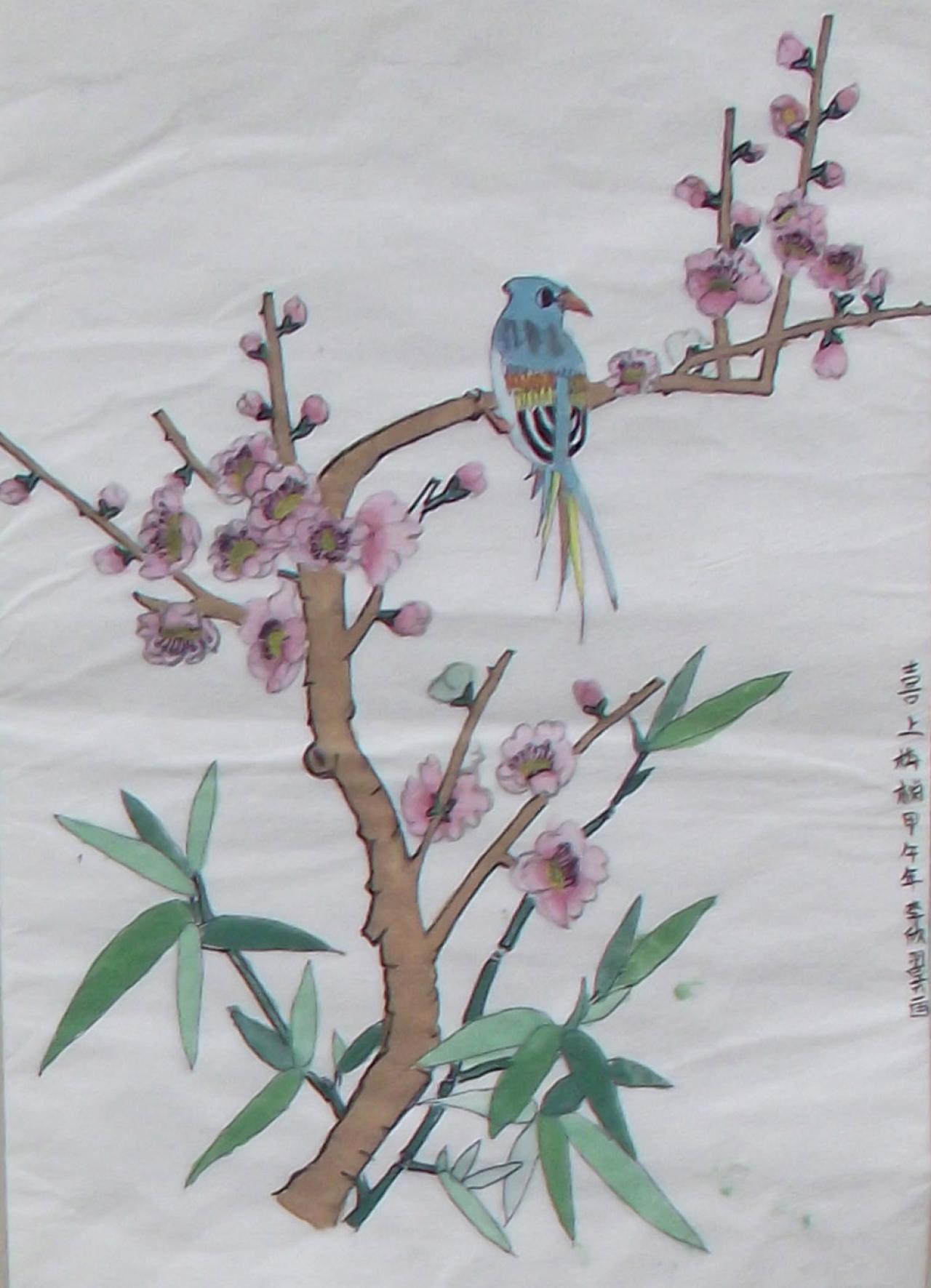 喜上眉梢 甲午年 李欣翼画