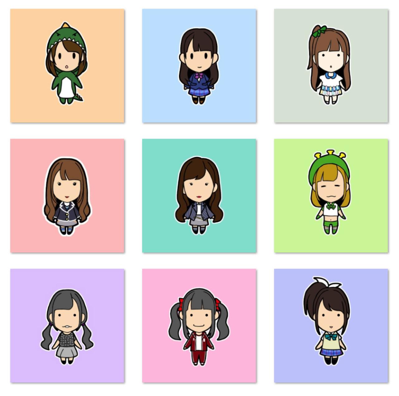 LoveLive!激萌Q版头像 预览图