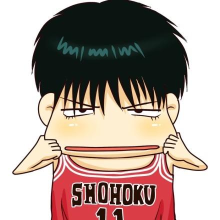 灌篮高手中流川枫的捏脸头像