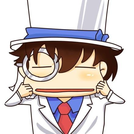 名侦探柯南中怪盗基德的捏脸头像