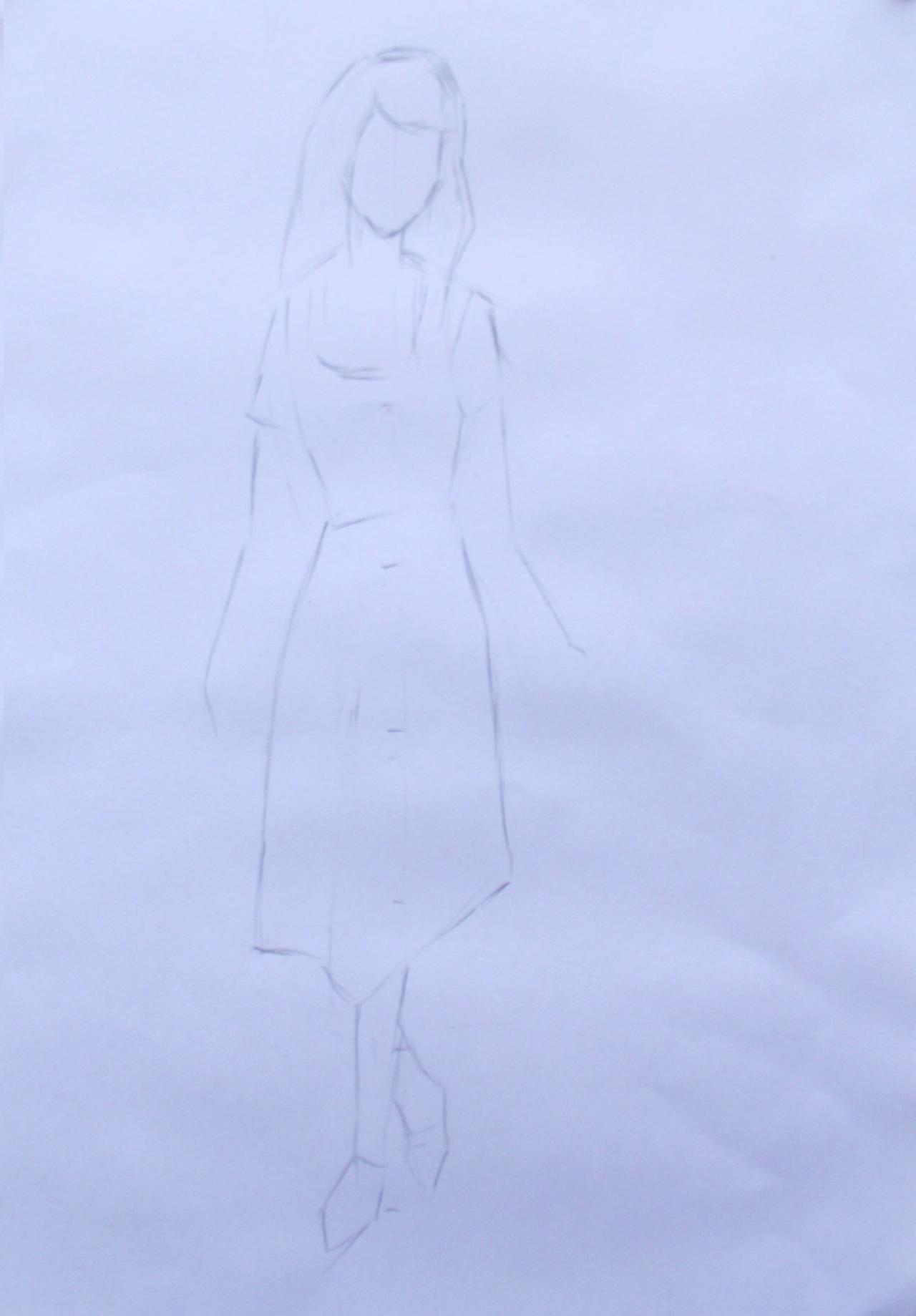 神代利世手绘步骤一