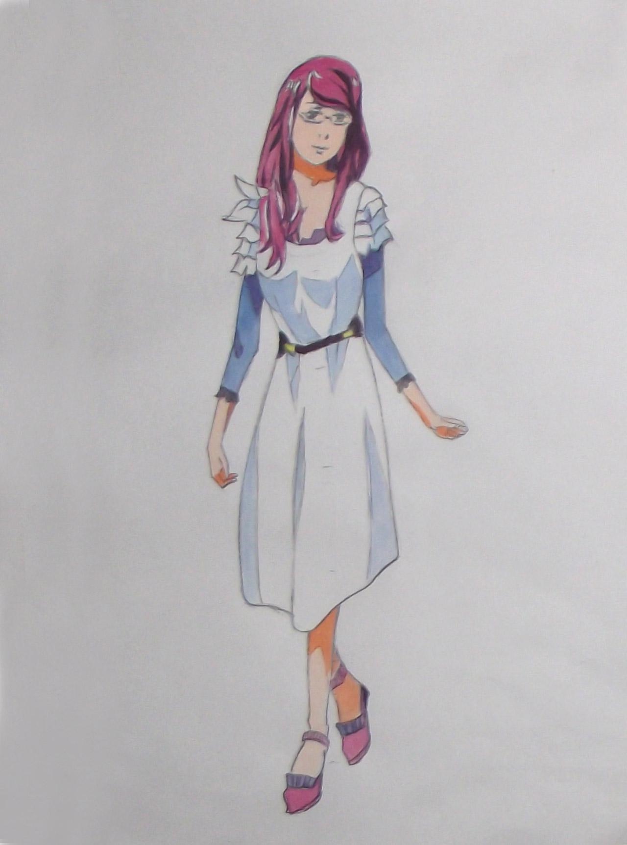 神代利世手绘步骤四