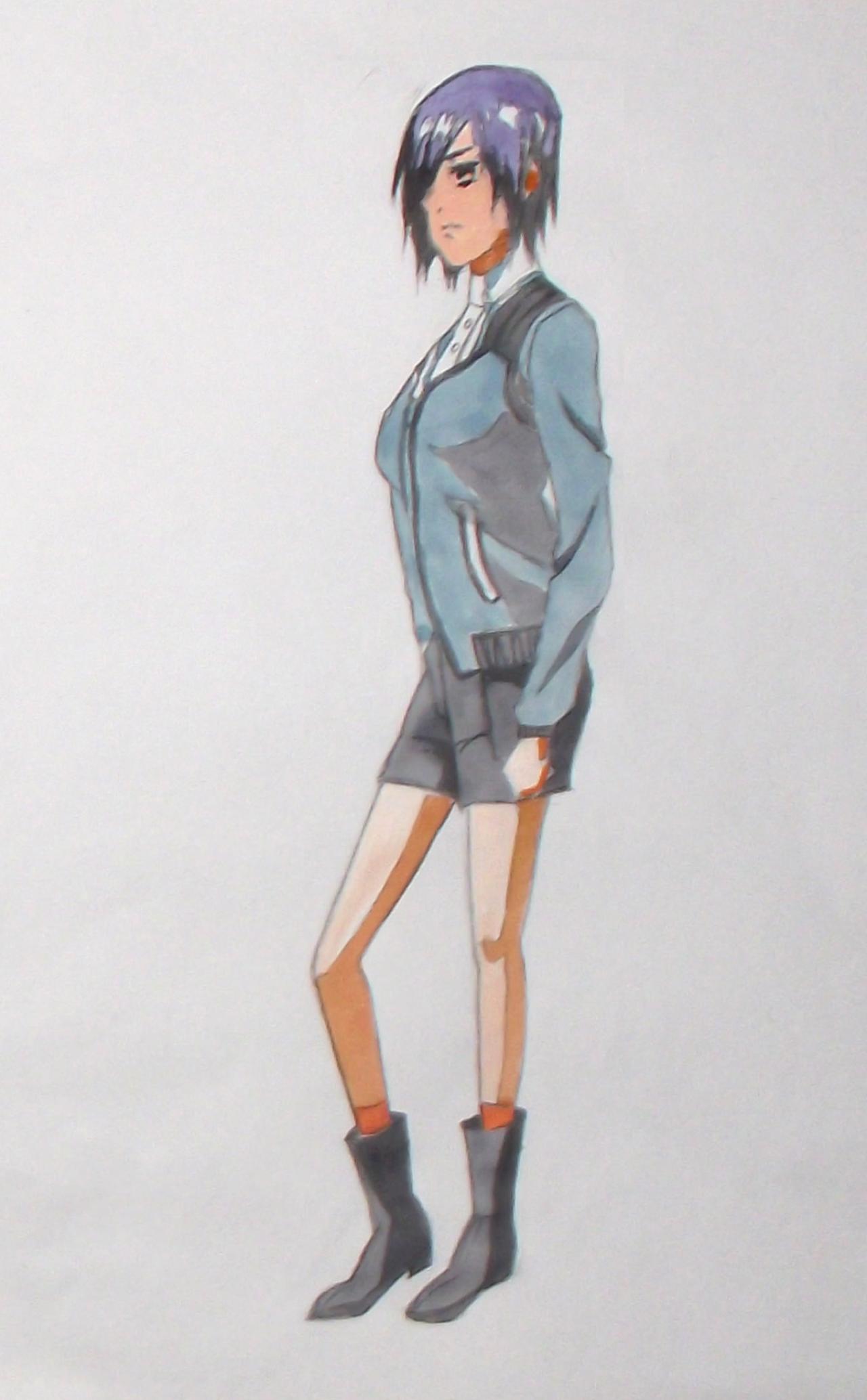 手绘雾岛董香第四步骤