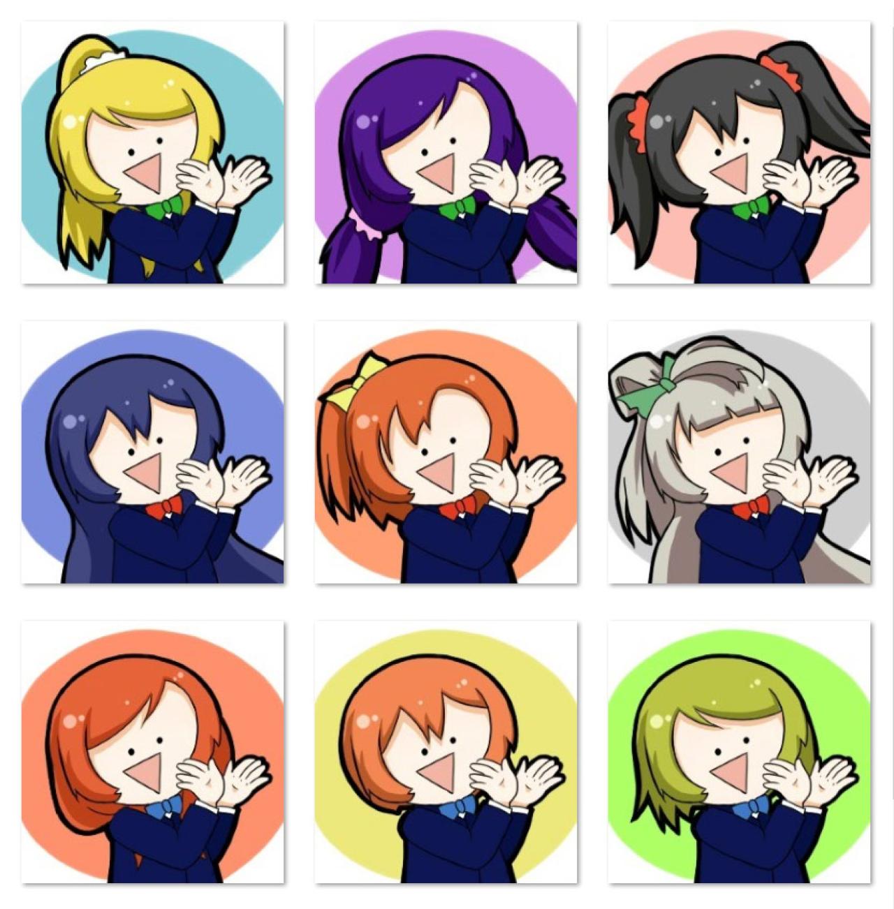 LoveLive!扭蛋系列萌系头像 预览图