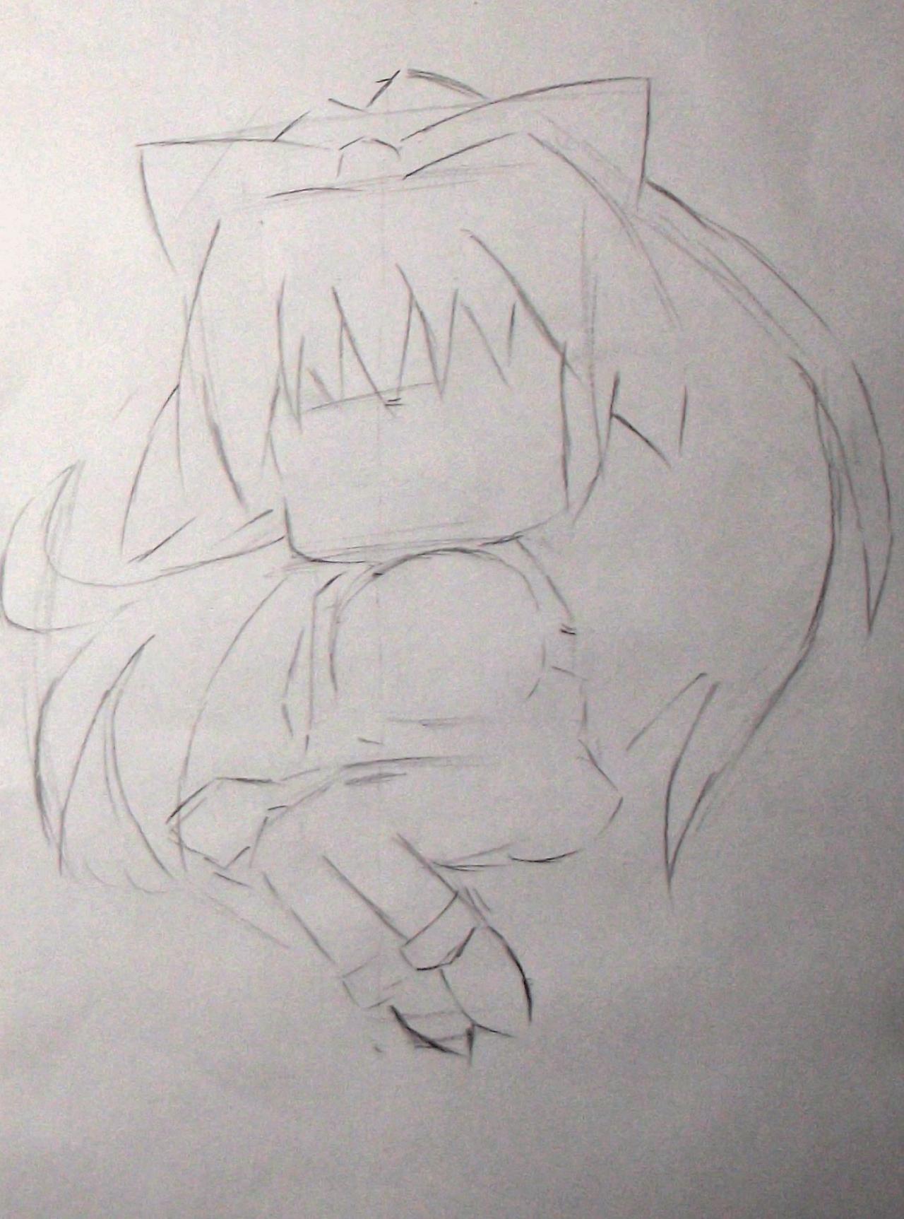 第二步骤，画出各部分的结构特征