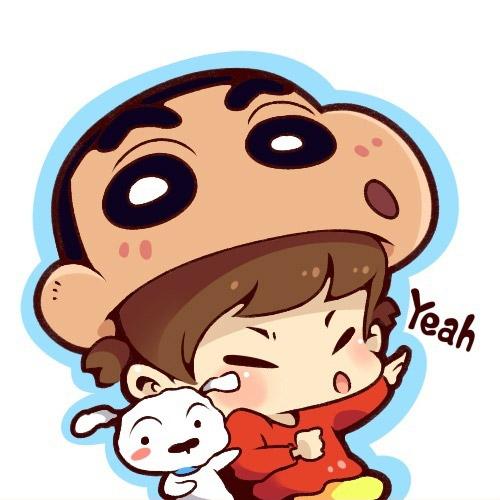 蜡笔小新帽子女用头像