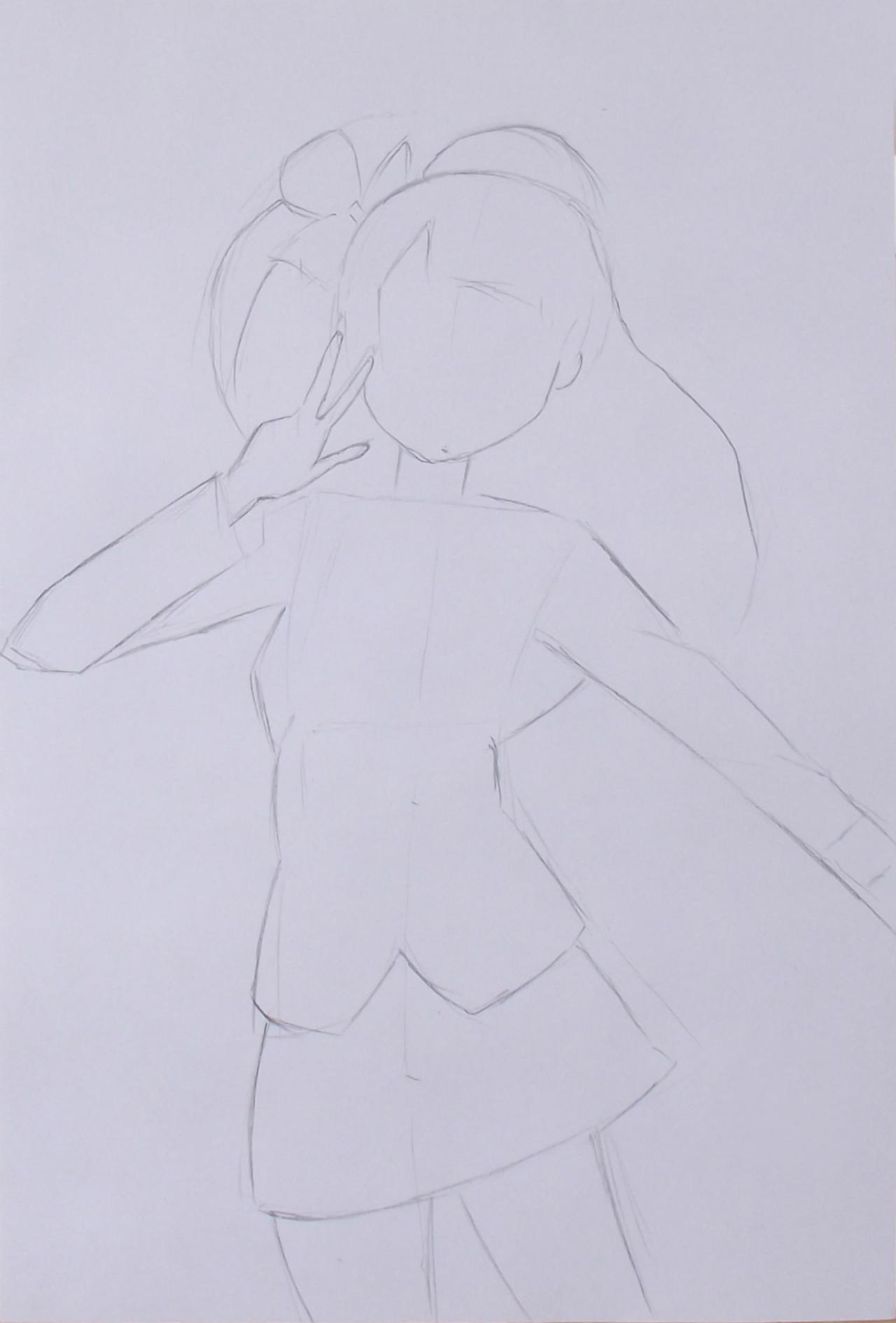 第一步，勾外轮廓