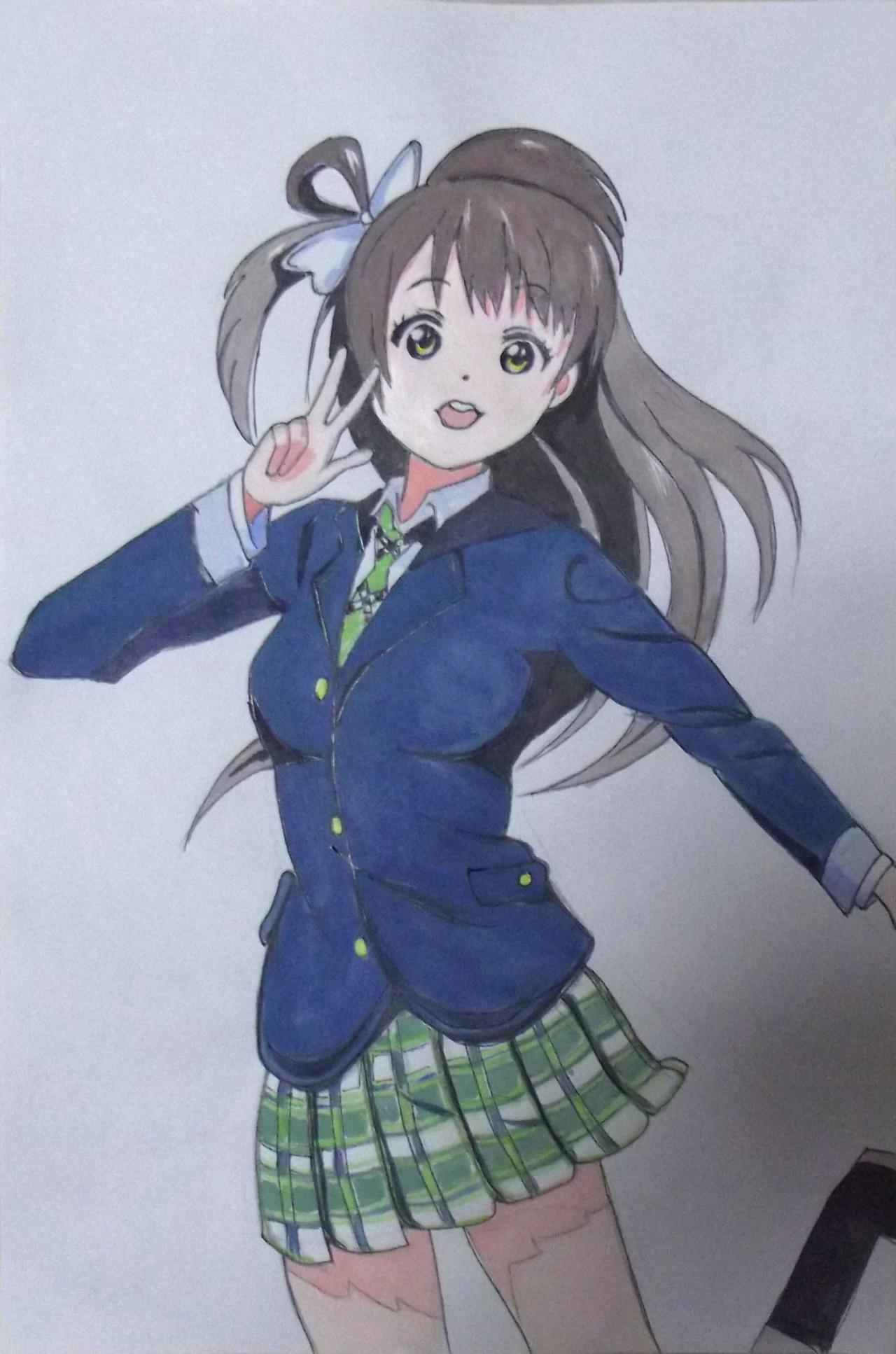 LoveLive!南小鸟丙烯画完成稿