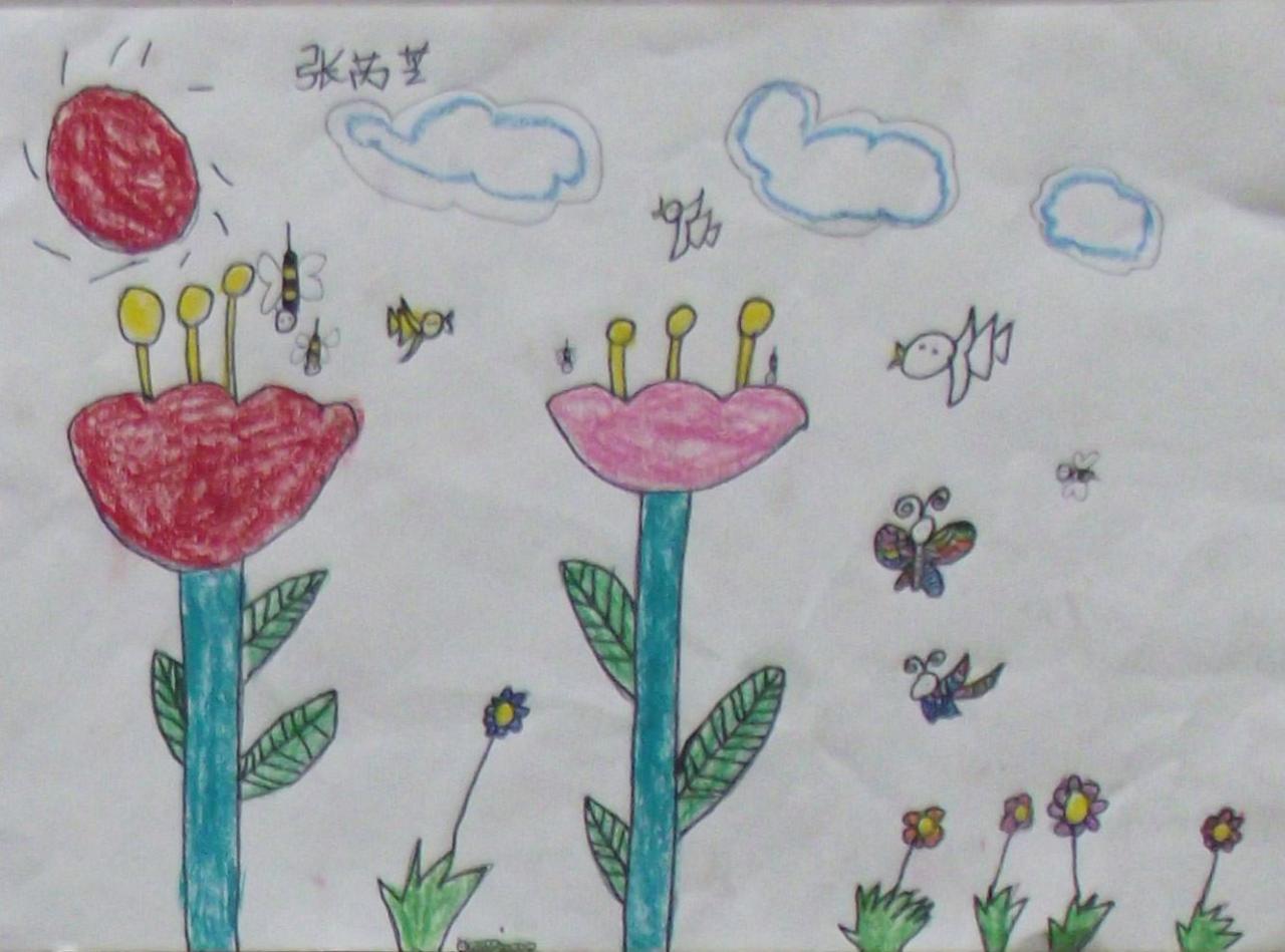 鸟语花香 张芮芝画