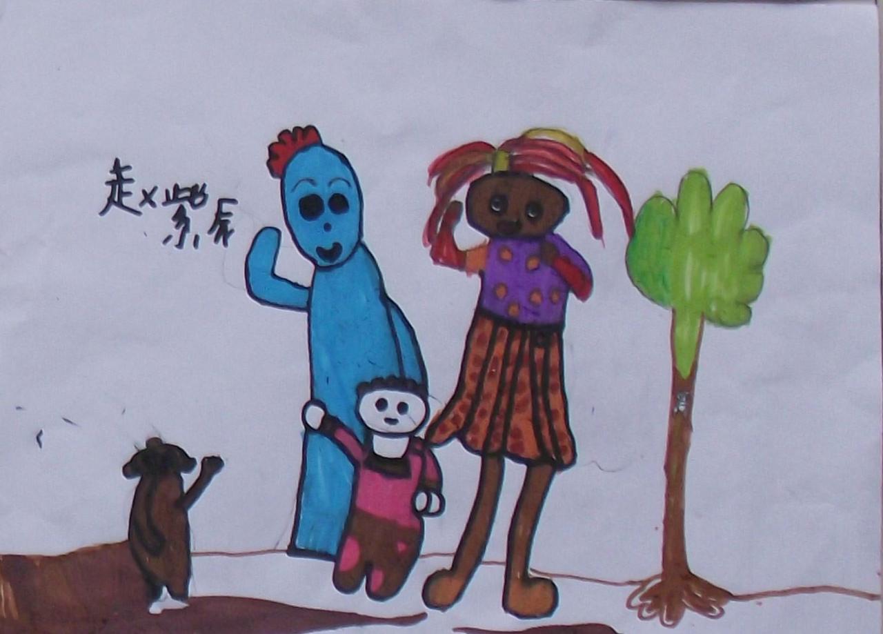 长腿娃娃 赵紫辰画