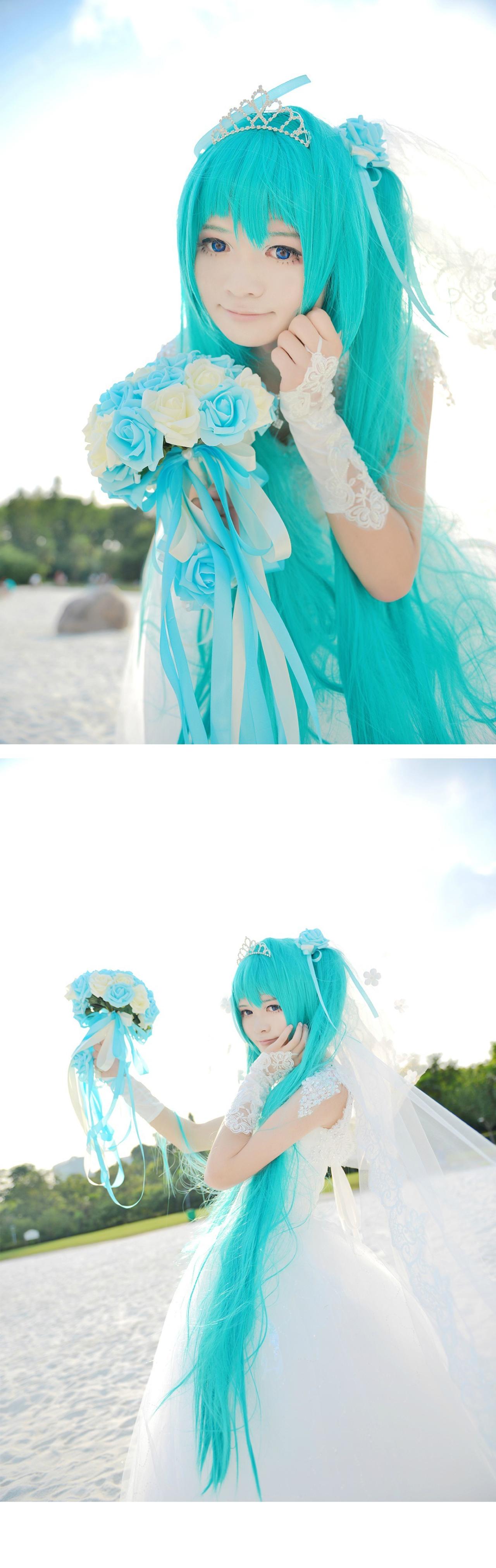 小线举起手捧花侧面照