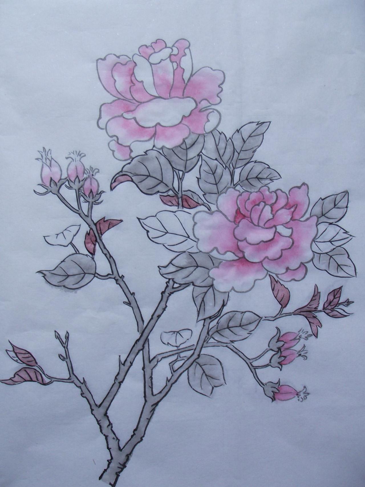 第三步，罩墨罩色