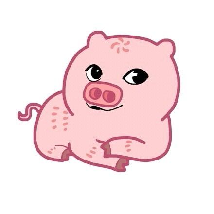 粉色小猪萌头像