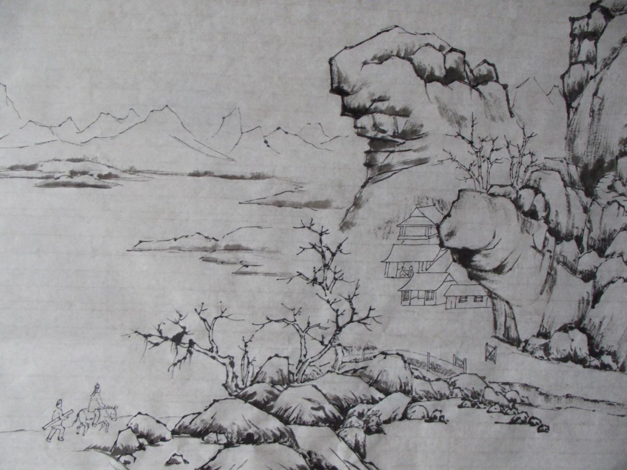 第二步，皴和擦