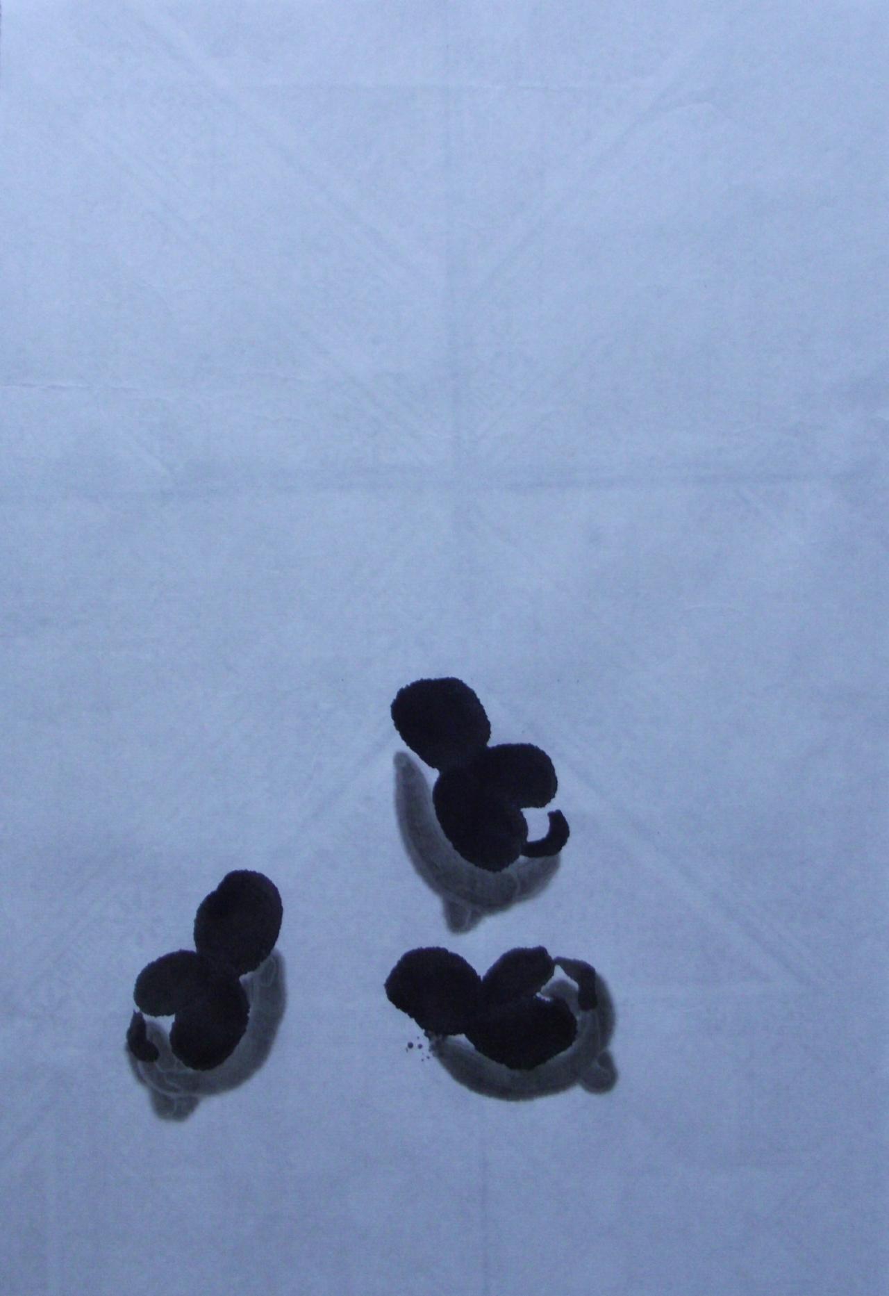 第二步，画肚子、大腿