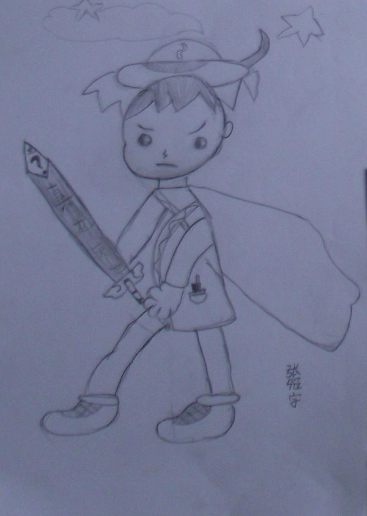 真龙宝刀 张冠宇画