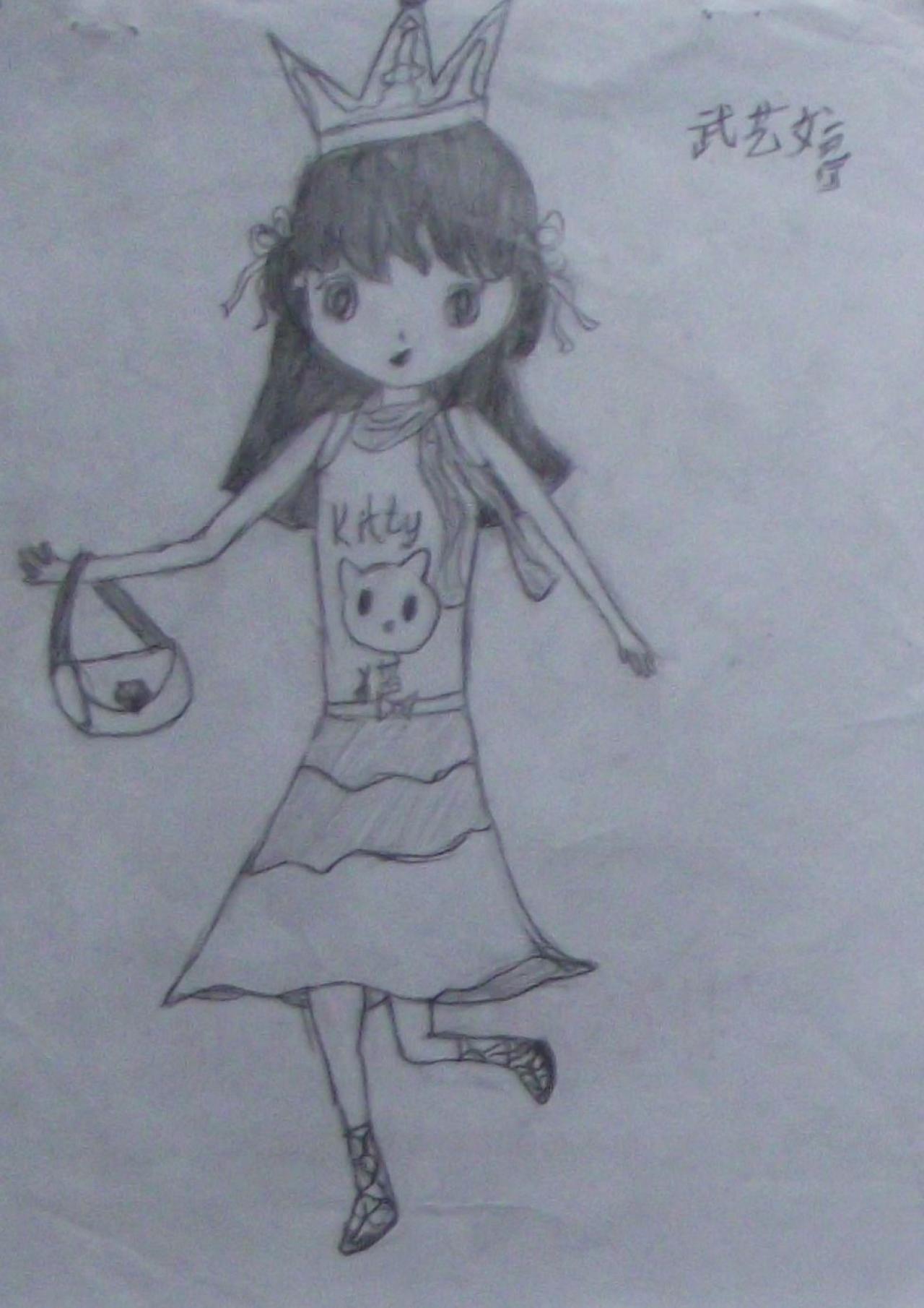 Hello Kitty公主 武艺婷画